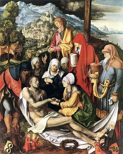 Albrecht Durer Lamentation for Christ oil painting image